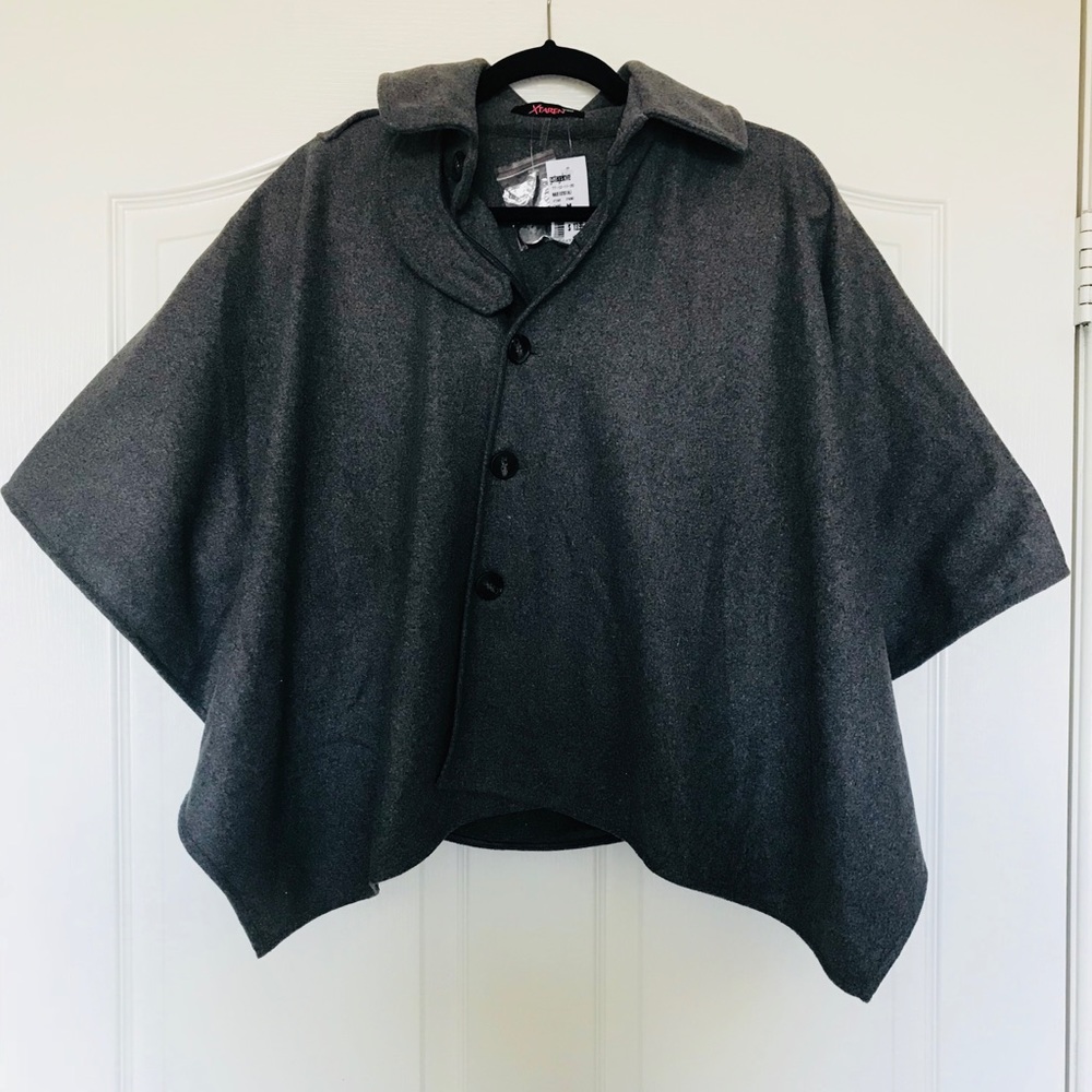 Poncho Pea Coat